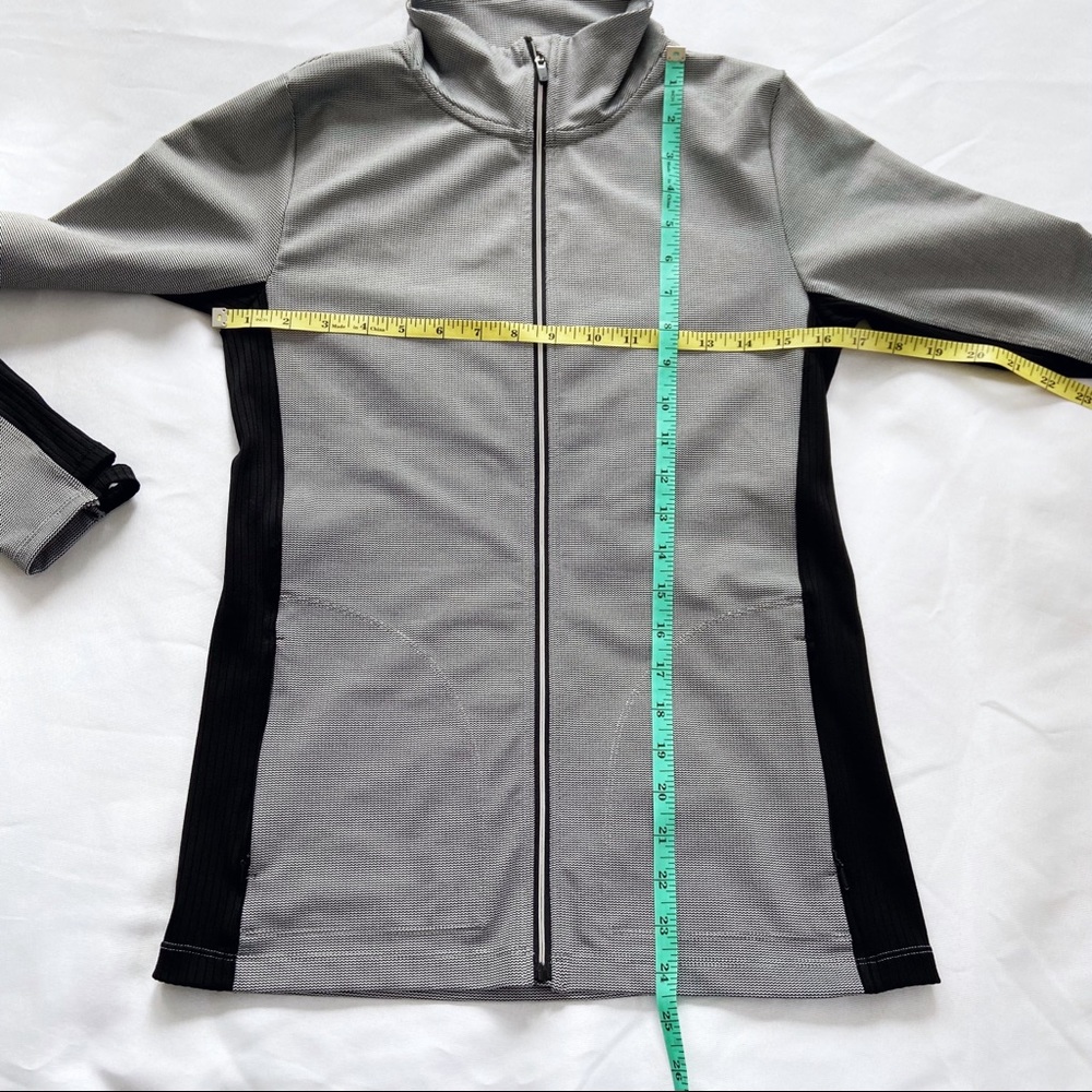 Splits59 Transitional Full Zip Thumbhole Long Sleeve Pocket Jacquard Jacket S - Picture 8 of 10